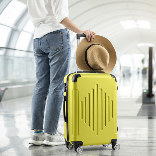 3 In 1 | ABS+PC Suitcase 20in-24in-28in | Bumblebee Yellow