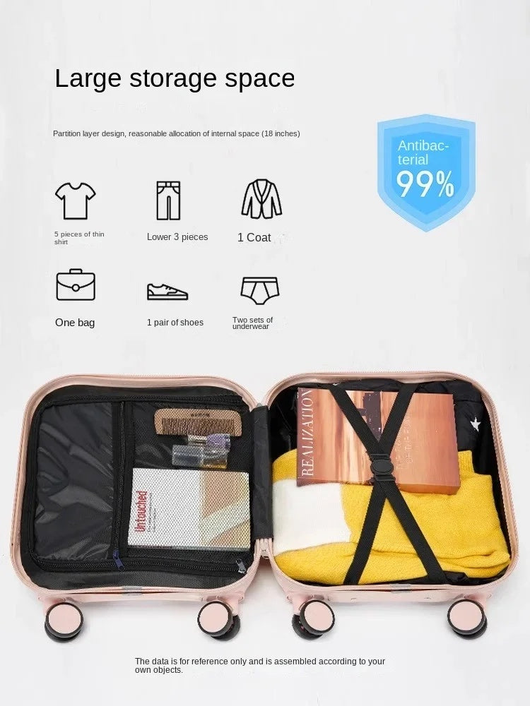Mini Cute Boardable Trolley Carry-On Suitcase