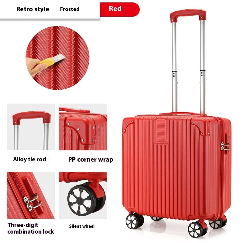 18-inch Printed Pattern Luggage Trolley Case