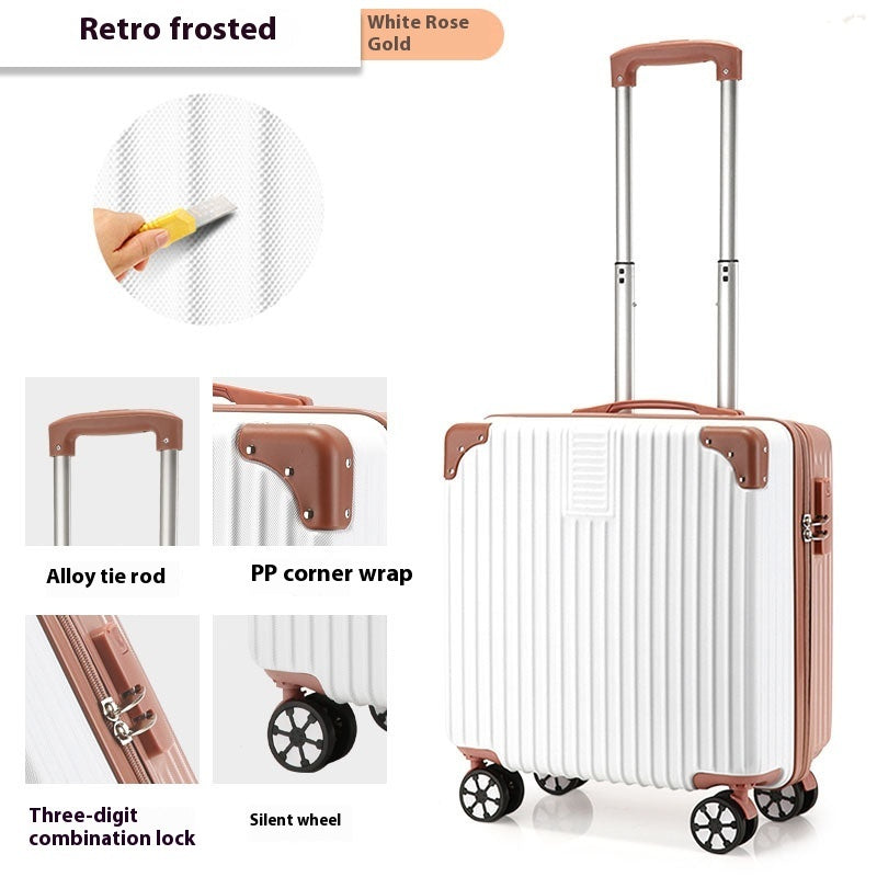 18-inch Printed Pattern Luggage Trolley Case