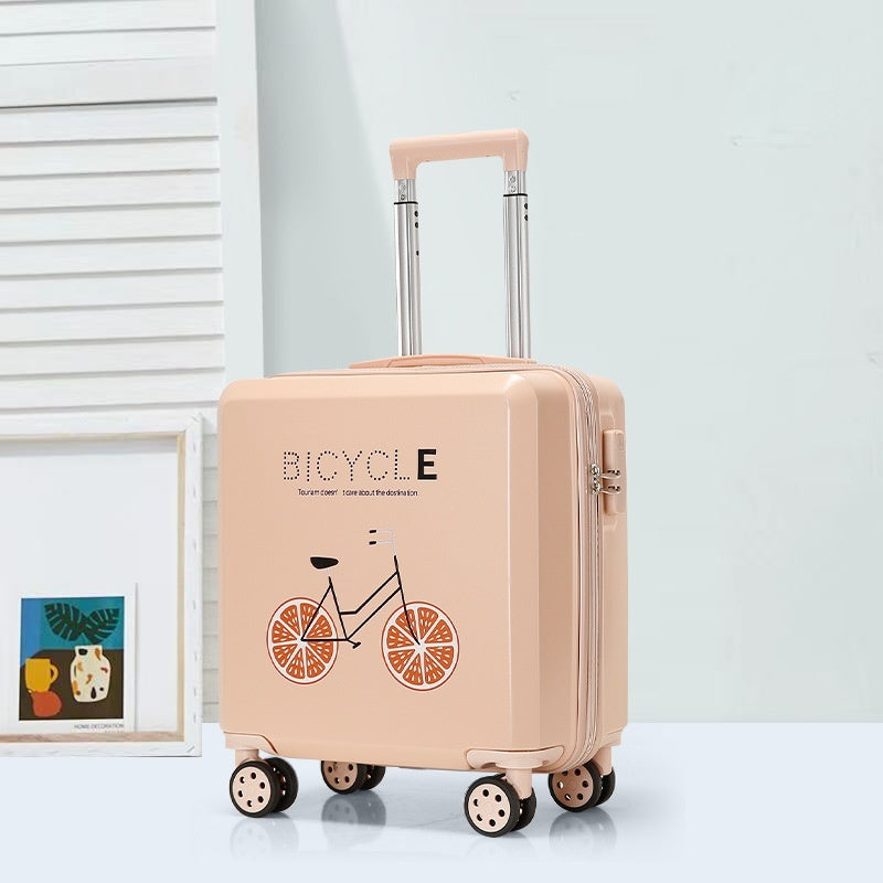 18-inch Printed Pattern Luggage Trolley Case