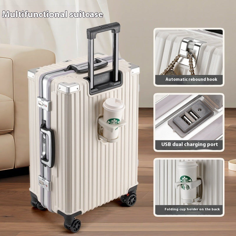 Aluminum Frame Large Capacity Luggage Trolley