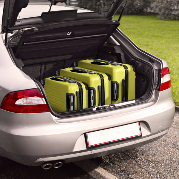 3 In 1 | ABS+PC Suitcase 20in-24in-28in | Creamy Yellow