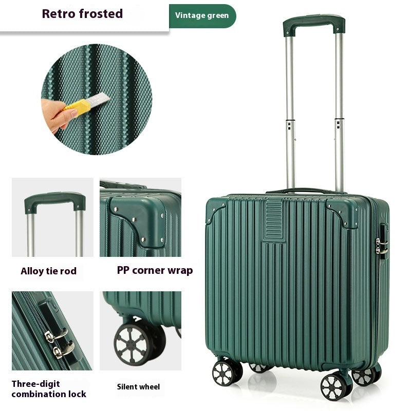 18-inch Printed Pattern Luggage Trolley Case