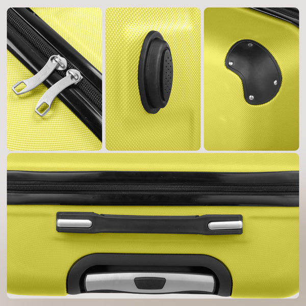 3 In 1 | ABS+PC Suitcase 20in-24in-28in | Bumblebee Yellow