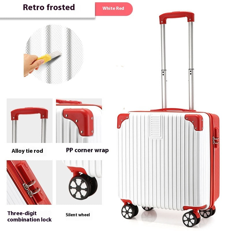 18-inch Printed Pattern Luggage Trolley Case