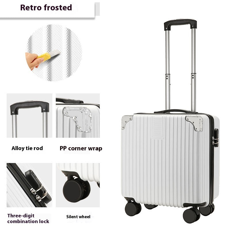 18-inch Printed Pattern Luggage Trolley Case