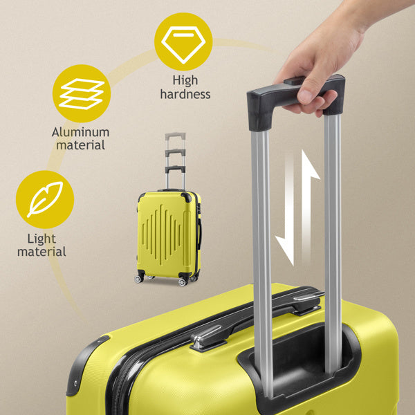 3 In 1 | ABS+PC Suitcase 20in-24in-28in | Bumblebee Yellow