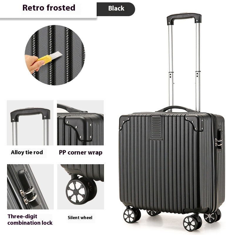 18-inch Printed Pattern Luggage Trolley Case