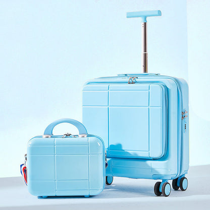 Causal Lightweight Trolley Suitcase - 14 inch