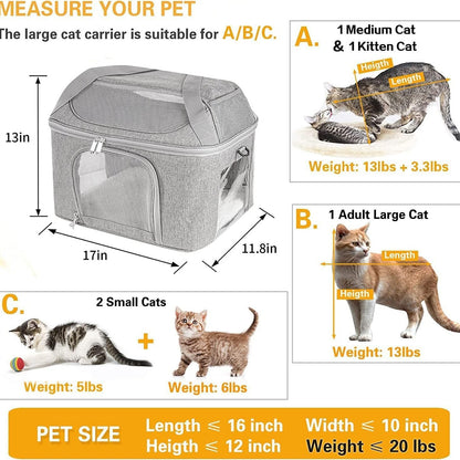 Convertible Travel Pet Bag, Backpack & Handbag