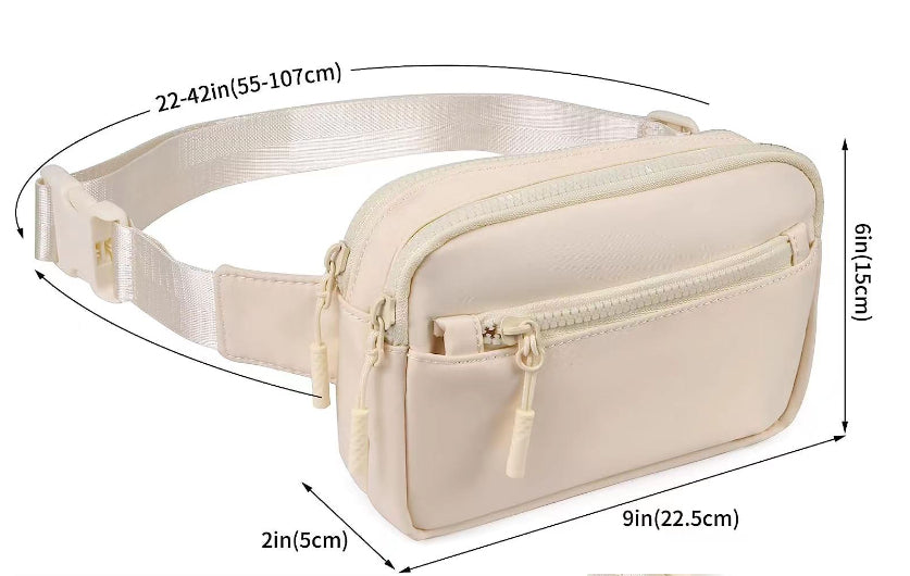 Trendy Outdoor Sports Waist/Chest Slanted Bag