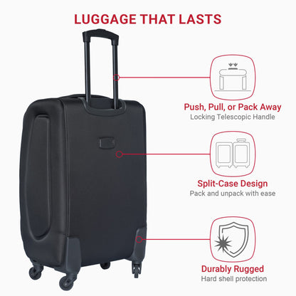 Classic Oxford Cloth Suitcase Sets