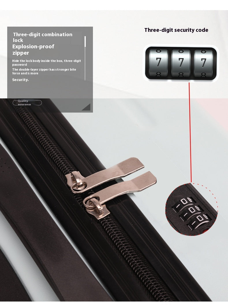 18-inch Printed Pattern Luggage Trolley Case