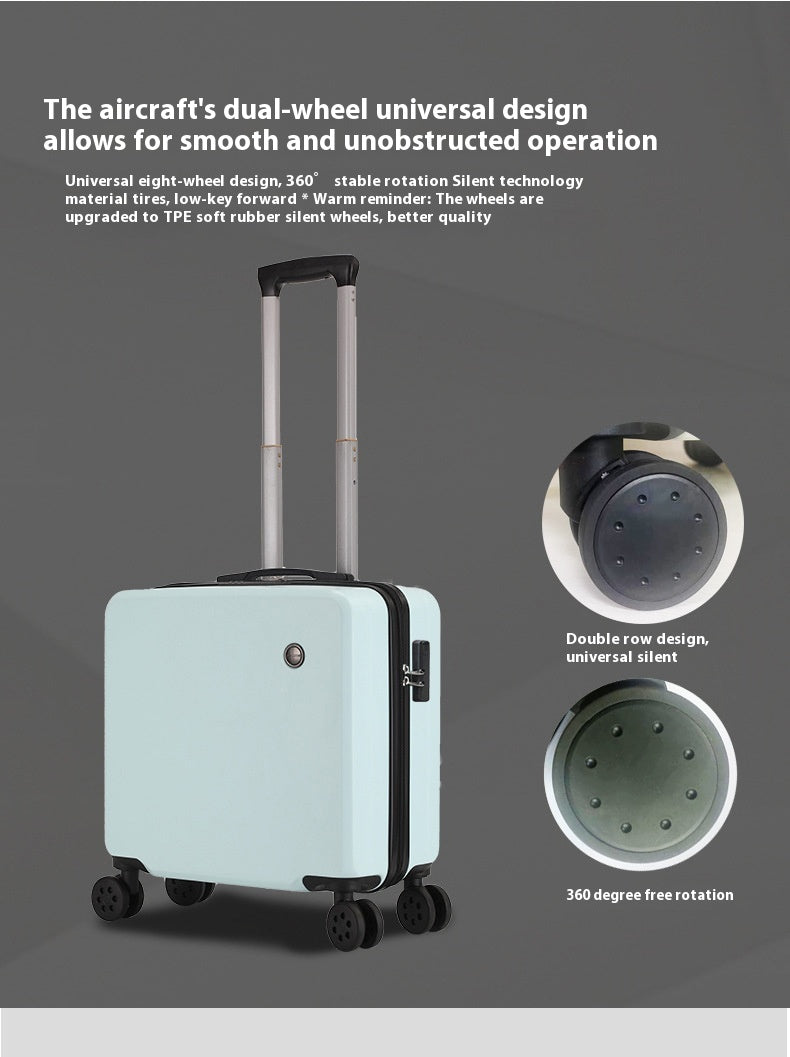 18-inch Printed Pattern Luggage Trolley Case