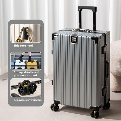 Large Capacity Aluminium Frame Luggage Suitcase