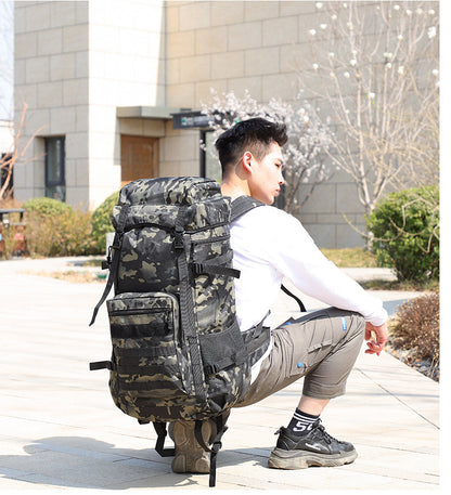 Solo Traveler Must have | Large Capacity 70L Oxford Cloth Outdoor Travel Backpack