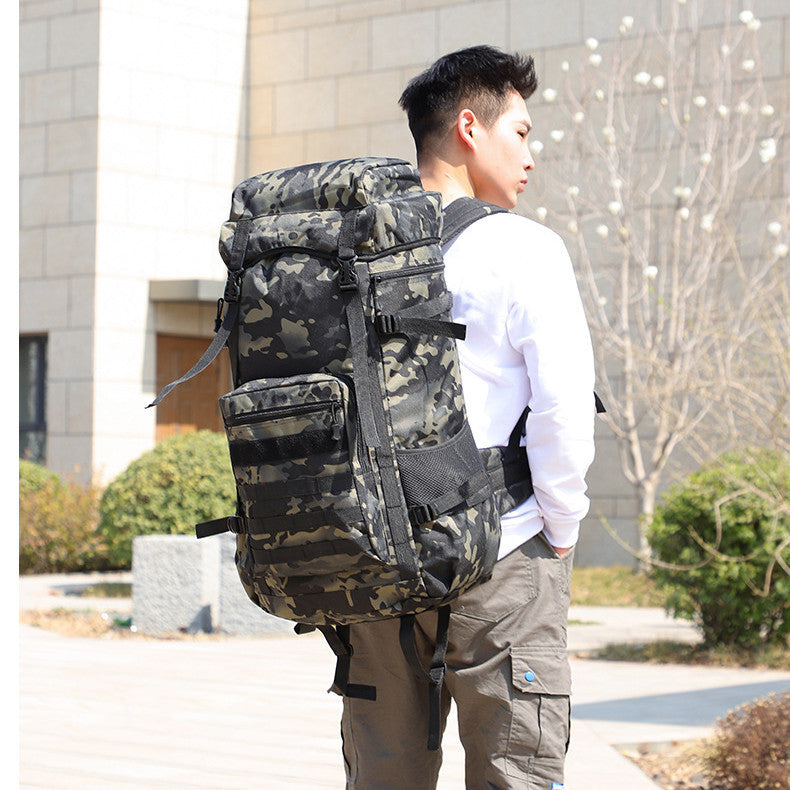 Solo Traveler Must have | Large Capacity 70L Oxford Cloth Outdoor Travel Backpack