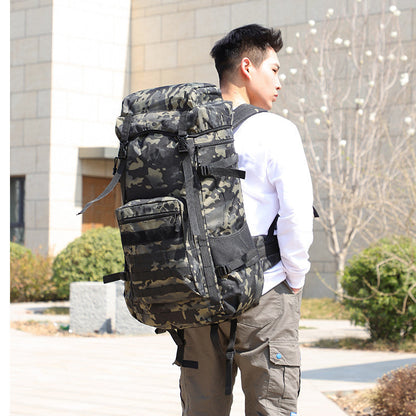 Solo Traveler Must have | Large Capacity 70L Oxford Cloth Outdoor Travel Backpack