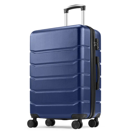 Spacious 20/24/28-Inch Hardside Suitcase with Smooth Spinner Wheels