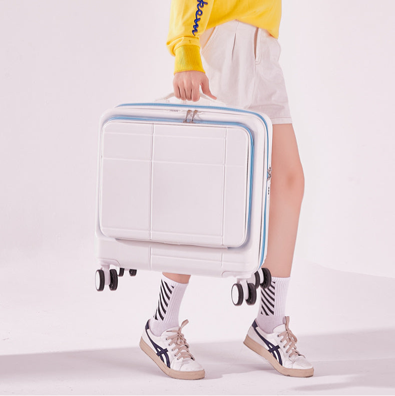 Causal Lightweight Trolley Suitcase - 14 inch