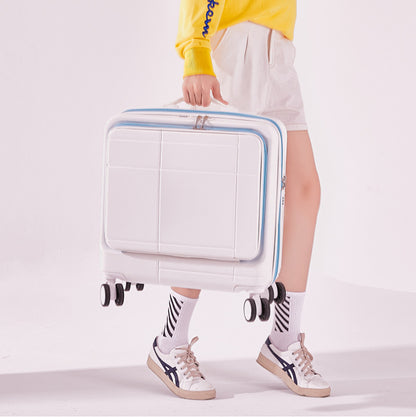 Causal Lightweight Trolley Suitcase - 14 inch