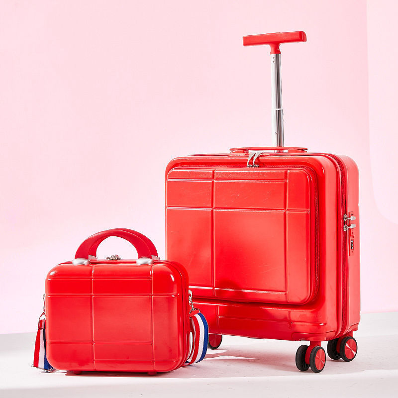 Causal Lightweight Trolley Suitcase - 14 inch
