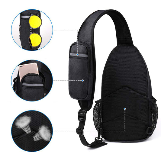 Fashion Outdoor Chest/Shoulder Nylon Bag