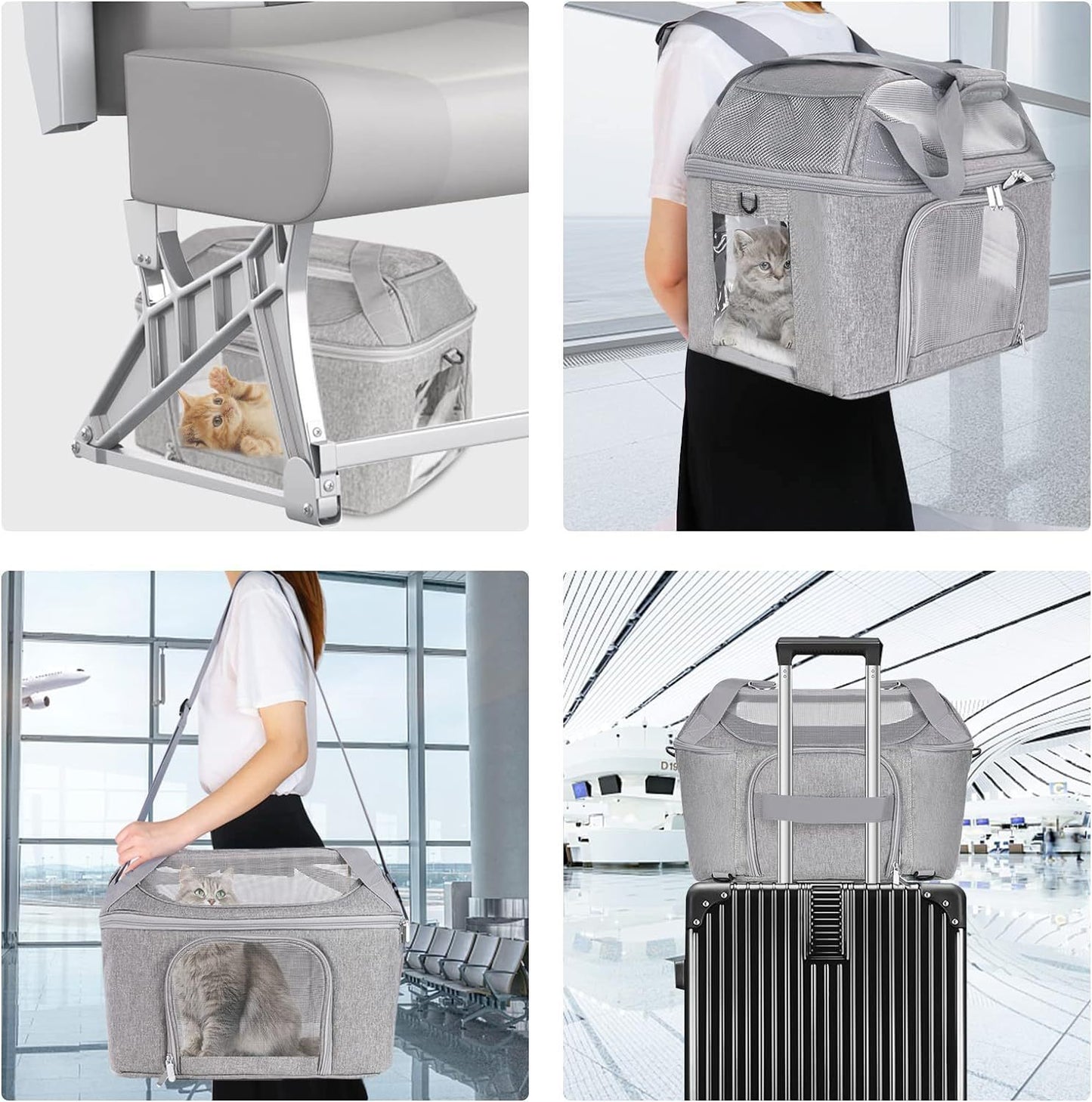 Convertible Travel Pet Bag, Backpack & Handbag