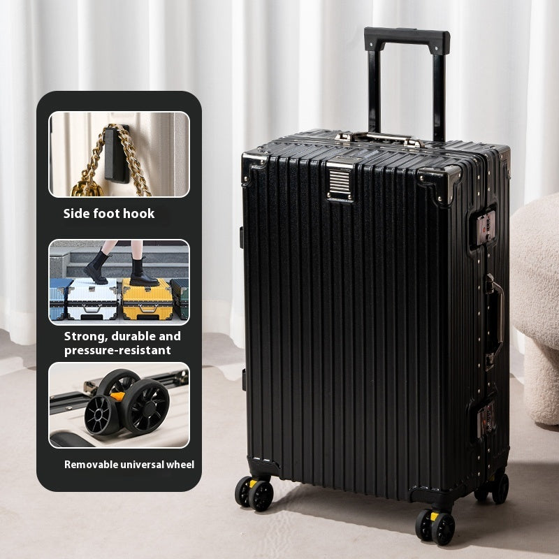 Large Capacity Aluminium Frame Luggage Suitcase