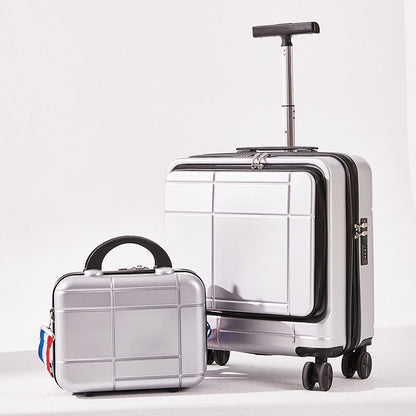 Causal Lightweight Trolley Suitcase - 14 inch
