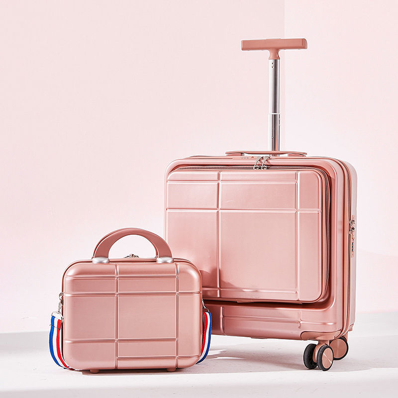 Causal Lightweight Trolley Suitcase - 14 inch