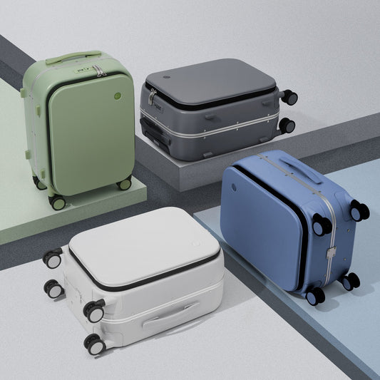 Modern & Smart Front Opening Boarding Suitcase (Carry-On/Check-In)