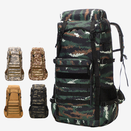 Solo Traveler Must have | Large Capacity 70L Oxford Cloth Outdoor Travel Backpack