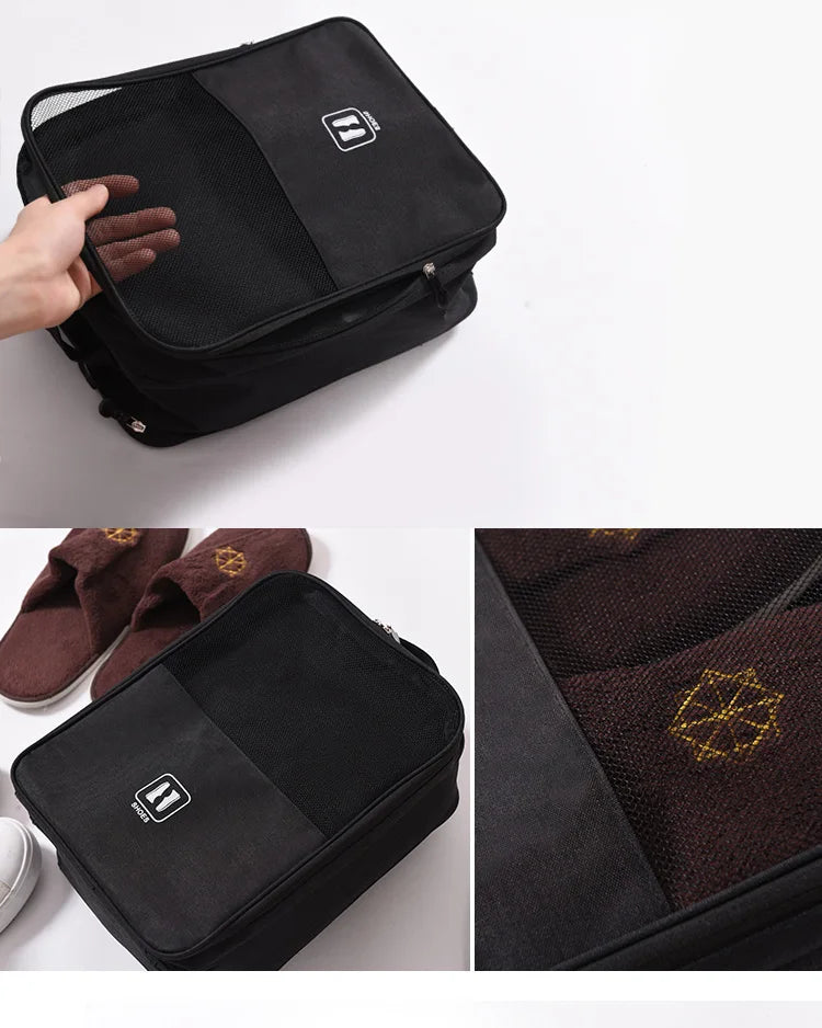 Travel Shoe Bag Portable Storage Box Dust-proof